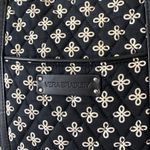 Vera Bradley  Large Quilted Black Tote Bag with Leather Handle Photo 2