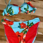 Athena Collection Floral Bikini Set Push Photo 1