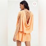 Free People  Womens 100% Cotton Draped Backless Butterfly Dolman Sleeve Romper XS Photo 1