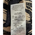 French Connection Printed Strapless Square Neck Dress Black Cream 2 Photo 5