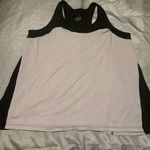 Lane Bryant Black and Pale Pink Tank Top Photo 0
