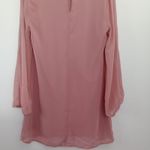 As You Wish As U Wish‎ womens medium pink split sleeve pull over button mini/knee Photo 6