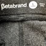 Betabrand  Classic Dress Yoga Pant Bootcut Mid Rise Faux Fly Career Black L Photo 2