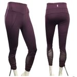 Free People  Movement High Rise Mesh Panel Leggings Plum Size XS Photo 1