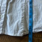 Disney  Store Women's Size XL‎ Pin Stripe Button Up With Minnie Mouse On Back Photo 5