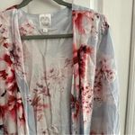 Plum Pretty Sugar Floral Rayon Bridal Robe Women’s XS Photo 4