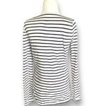 Boden Gingerbread Candy Cane Holiday Stripe Long Sleeve Top Size 4 Festive White Photo 4