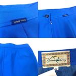 Burberry Vintage Pencil Skirt Womens 4 Blue Photo 5