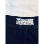 Free People  Sofia Distressed Black Denim Cutoff Jean Shorts Photo 6