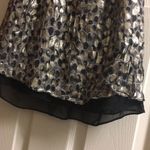 AQUA  gold black shimmer dressy tank top Photo 2