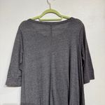 Urban Coco  Heather Gray 3/4 Sleeve Hi-low Tunic Top Sz L Photo 7