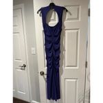 Nicole Miller Nicole miller maxi bodycon rouched blue/ purple size 4 dress Photo 4