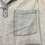 Skies Are Blue  Urban Outfitters Chambray Pullover Blouse Womens S Beachy Casual Photo 4