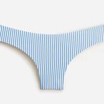 J.Crew NWT Blue & White Stripe Seersucker Bikini Bottom Photo 2