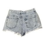 PacSun High Rise Festival Cutoff Ripped Jean Shorts in Blue, Size 27 Photo 2