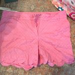 Crown & Ivy Pink  Scalloped Shorts  Photo 0