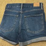 Aeropostale Curvy High-Rise Denim Midi Shorts Photo 4