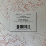 Gartner Studios For Happy‎ Tears 4 CT Handkerchief Set with Gold Lettering NEW White Size 00 Photo 1