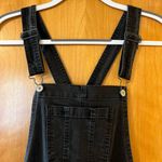 Wallflower Women Juniors Romper Black Denim Stretch Jean Overalls Bibs NWT Large Size undefined Photo 4