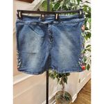 Sunshine Women's Denim Blue Cotton Pull on Pencil Jeans Short Skirt Size 20W Photo 10