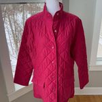 Van Heusen  Red Quilted Fleece Lined Lightweight Jacket Fisherman Aesthetic Small Photo 9