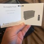 Adrienne Vittadini  black largecosmetic bag Photo 4