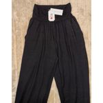 UEU Wide Leg Lounge Pants High Waist Comfy Casual Black Trousers Size S Photo 1