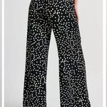 Joseph Ribkoff  spotty black and white wide leg high waist palazzo pants size 8 Photo 0