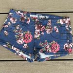 Mossimo Supply Co Denim Jean Shorts Floral Stretchy  Womens 5 Photo 0
