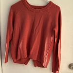 Madewell  Orange Crewneck Sweater with Raglan Sleeves Photo 0