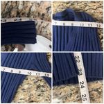 Sundance Navy Blue Ribbed Sweater Fitted Knit Top Fishermen Anglercore XS Y2k Photo 6