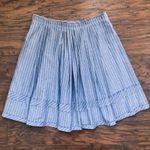 Madewell  • pleated shirtstripe skirt blue chambray nautical preppy Photo 7