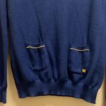 Paul & Shark Yachting Blue Chain Detail Sweater Size Medium Photo 2