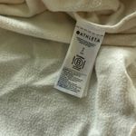 Athleta Beige V-Neck Lightweight Long-Sleeve Sweatshirt Womens Size Small Photo 5