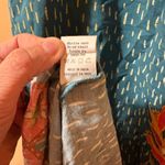 Anthropologie Blank London  Tatiana Dark Teal Floral Kaftan Midi Dress Photo 7