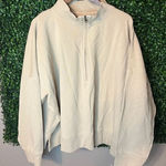 ABLE BEIGE QUARTER ZIP JACKET SIZE 3XL TAN Photo 0