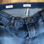 Tribal Cropped Straight Leg Jeans Size 12 Blue Photo 2