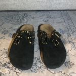 Birkenstock  Boston Rivets Suede Leather Clog Black Photo 5
