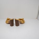 House Of Harlow Multi Strap Knotted Gold Metallic Open Toe Sandals High Heels 7 Photo 2