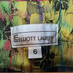 Vintage 80s Elliott Lauren Rainbow Boho Floral Quilted Zip Up Jacket womens 6 M Photo 8
