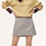 Aritzia Wilfred Essonne Wool Cashmere Mini Skirt Photo 1