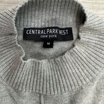 Central Park West Sweater Vest Mock Button Up NWT Medium Preppy Gray Blue Photo 3