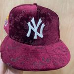 New Era Cap Hat club hanami velour New York Yankees size 7 1/8 59fifty fitted brand new Photo 0
