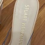 Stuart Weitzman Tia 100 Lucite Wedge PVC Clear Upper/Nude Leather Sandals 7.5B Photo 10