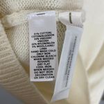 NWT LOFT Sweater Ivory Sequins White Size Small Women FLAWED Holiday‎ Christmas Photo 1