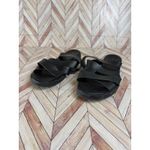 Via Spiga Black Leather Strappy Flat Sandals Womens Size 10 Photo 5