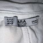 ZARA  white eyelet trimmed short sleeve tee Photo 3