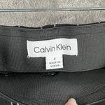 Calvin Klein Women’s Pants Size 4 Black White Plaid Stretch Leggings Workwear Photo 2