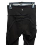 Lululemon  Wunder Under Crop 21” Lace Panel Leggings – Black – XS / 4  Photo 2