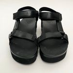 REEF  Cushion Rem Hi Platform Velcro Sandals Black Size 8 Photo 3